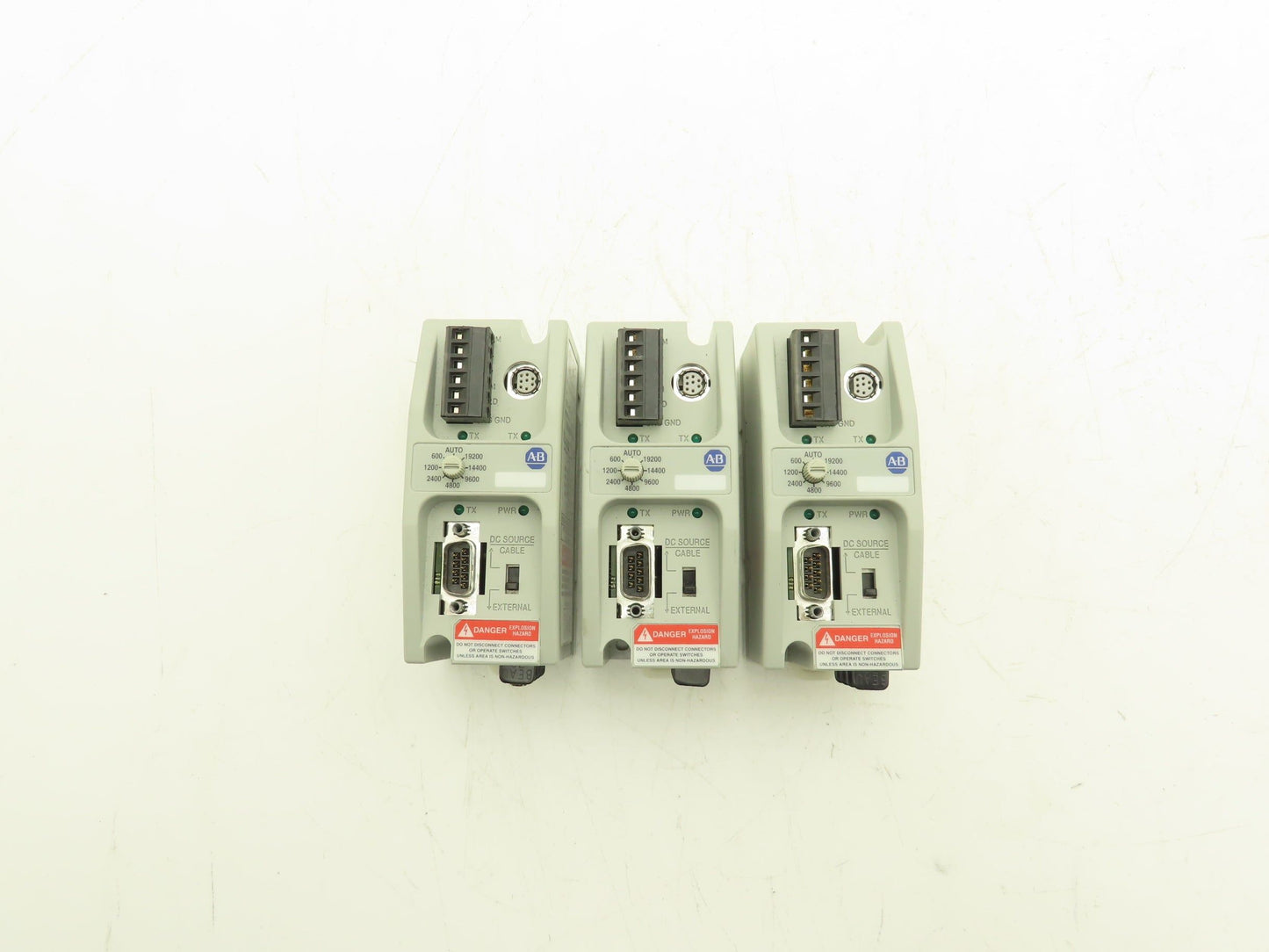 Allen Bradley 1761-NET-AIC MicroLogix Adaptor Interface Converter Ser B Lot of 3