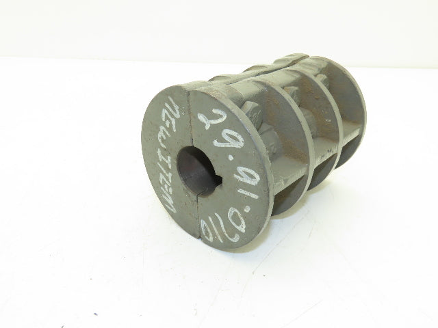 Cast Shaft Coupling Compression 1-1/2" Bore Keyed 5220rpm 3/8" Key Slot