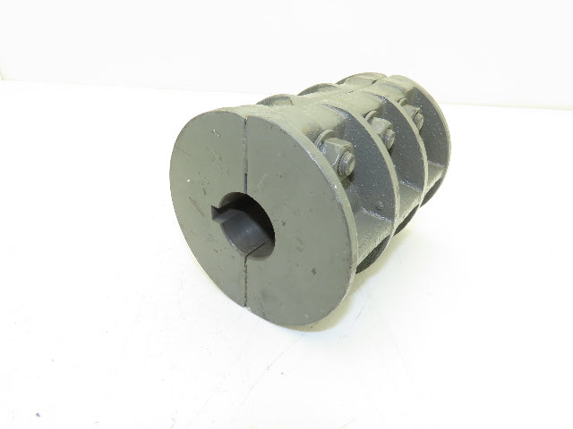 Cast Shaft Coupling Compression 1-1/2" Bore Keyed 5220rpm 3/8" Key Slot