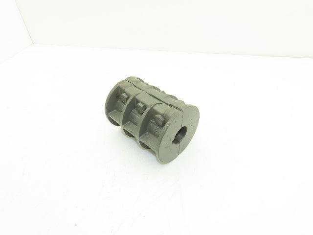 Cast Shaft Coupling Compression 1-1/2" Bore Keyed 5220rpm 3/8" Key Slot