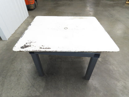 1/2" Steel Top Fabrication Welding Turn Table Work Bench 48"x42"x28.5"