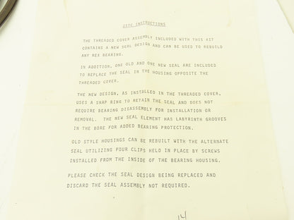 Rexnord 105-99501-14/DG-924 105-92-5020 ZSTC Clutch Bearing Rebuild Kit
