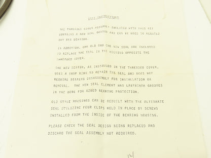 Rexnord 105-99501-14/DG-924 105-92-5020 ZSTC Clutch Bearing Rebuild Kit