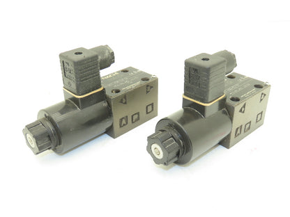 Nachi Hydraulic Directional Control Solenoid Valve 24VDC Lot of 2