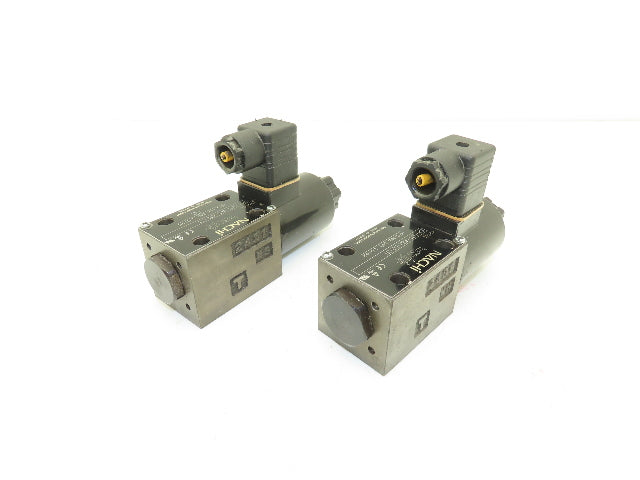 Nachi Hydraulic Directional Control Solenoid Valve 24VDC Lot of 2