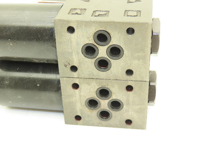 Nachi Hydraulic Directional Control Solenoid Valve 24VDC Lot of 2