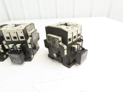 Moeller DIL1AM 3-Pole IEC Contactor 55A 220/240V Coil 25Hp 460V 3PH  Lot of 4
