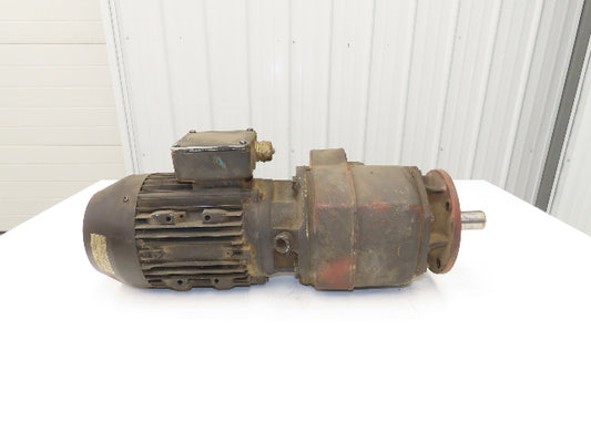 Nordson SICR26B28-WU-DA90LK-H-4G Inline Gearmotor 87.9rpm 2.6Kw 230V 3PH IEC 90L