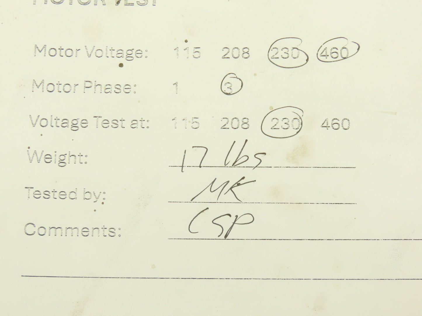 Bonfiglioli BN71B4 Gearmotor .45kw 230/480V 14:1 Ratio Hollow Shaft VF44P1P71B14