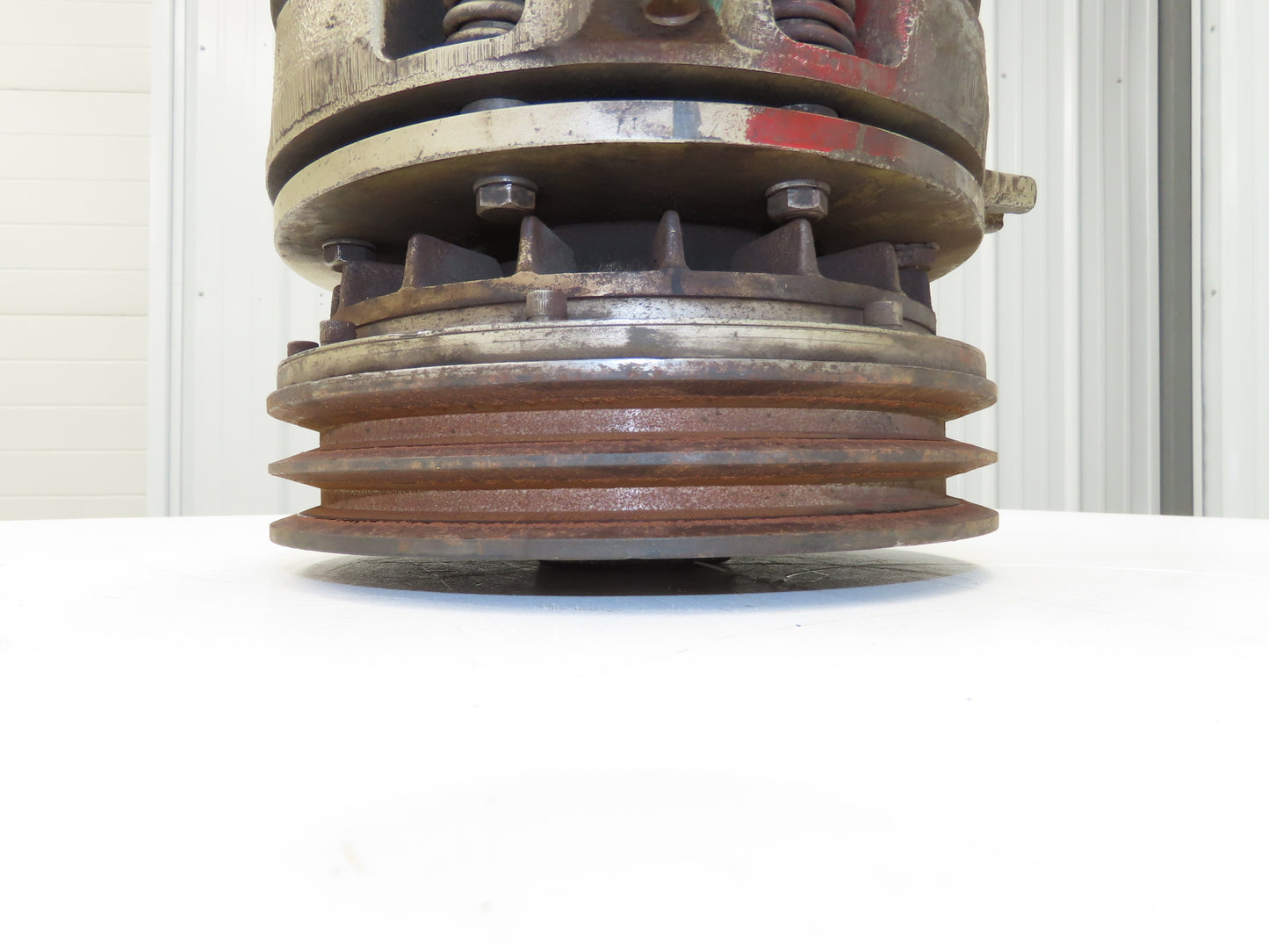 Pneumatic Friction Clutch Brake 1-1/8" Bore 1/4"NPT Double V Size B Pulley