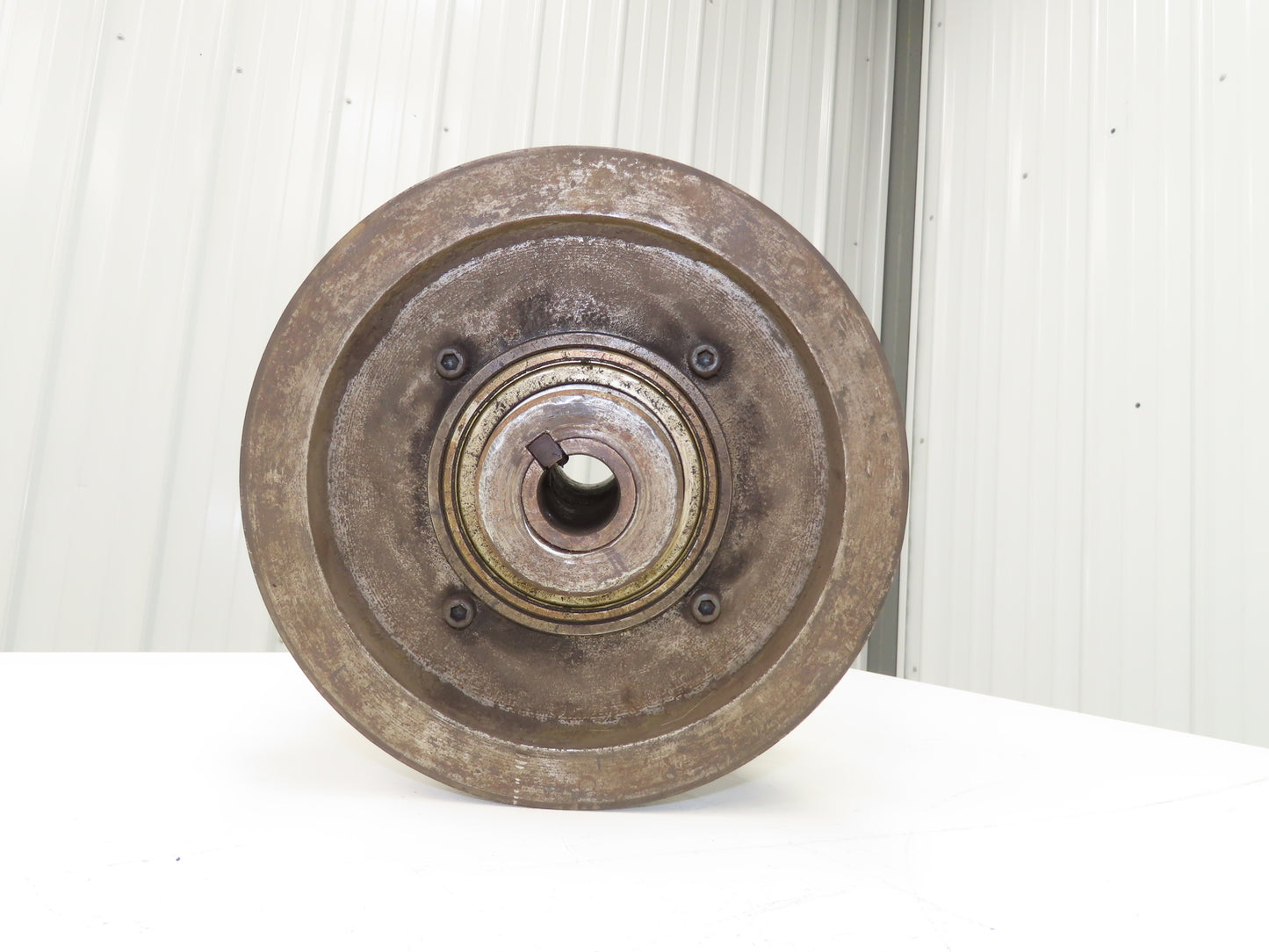 Pneumatic Friction Clutch Brake 1-1/8" Bore 1/4"NPT Double V Size B Pulley
