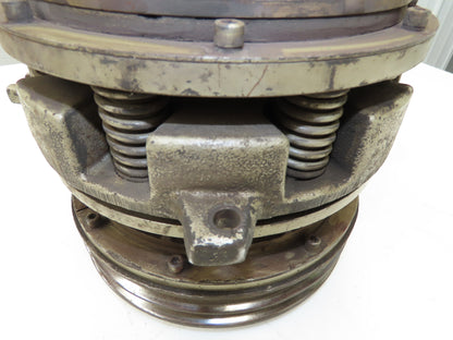 Pneumatic Friction Clutch Brake 1-1/8" Bore 1/4"NPT Double V Size B Pulley