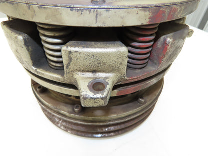 Pneumatic Friction Clutch Brake 1-1/8" Bore 1/4"NPT Double V Size B Pulley