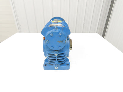 Cone Drive Worm Gearbox 100:1 Reducer 17.5rpm 1.08Hp 1-1/2" Hollow Shaft