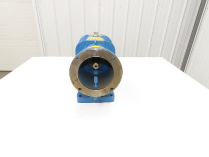 Cone Drive Worm Gearbox 100:1 Reducer 17.5rpm 1.08Hp 1-1/2" Hollow Shaft