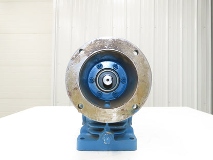 Cone Drive Worm Gearbox 100:1 Reducer 17.5rpm 1.08Hp 1-1/2" Hollow Shaft