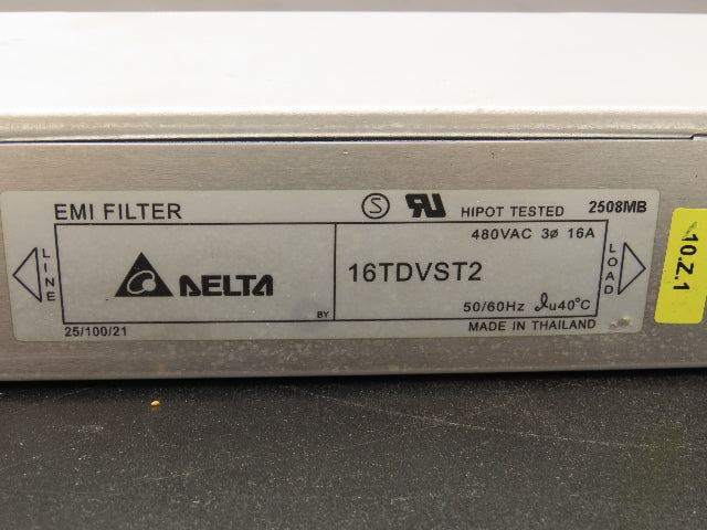 Delta Electronics 16TDVST2 EMI Line Filter 480VAC 3PH
