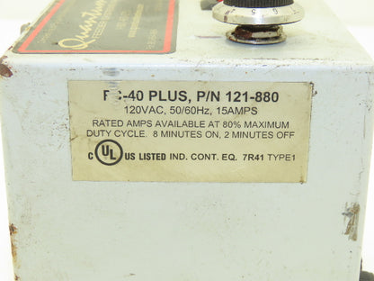 Quantum Feeder Systems 121-880 FC-40 Plus Cycle Feeder Control Station 120VAC
