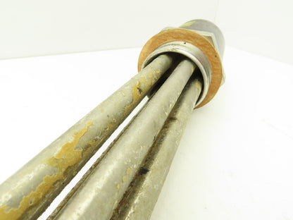 Just Co. LAG3085 Electric Heater Element 200V 10Kw 3PH 570mm Stainless