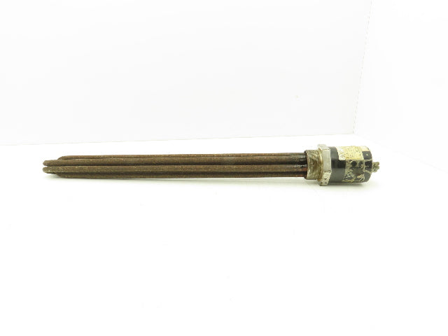 Just Co. LAG3085 Electric Heater Element 200V 10Kw 3PH Delta 570mm Stainless