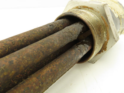 Just Co. LAG3085 Electric Heater Element 200V 10Kw 3PH Delta 570mm Stainless