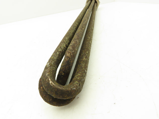 Just Co. LAG3085 Electric Heater Element 200V 10Kw 3PH Delta 570mm Stainless