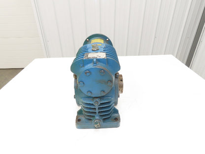 Cone Drive MSH030-1 Worm Gearbox 60:1 Reducer 29rpm 1.44Hp 1-1/2" Hollow Shaft