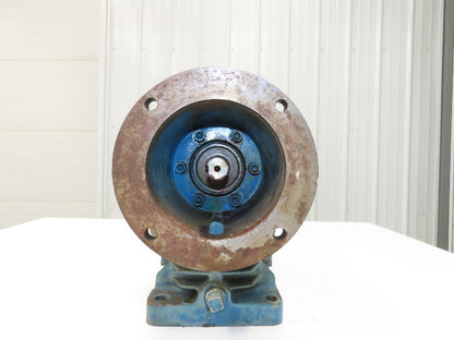 Cone Drive MSH030-1 Worm Gearbox 60:1 Reducer 29rpm 1.44Hp 1-1/2" Hollow Shaft