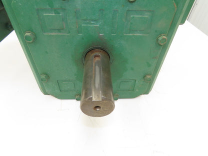 Ohio Gear DB2525/2262MC180 Double Reduction Worm Gearbox 200:1 3Hp 8.75rpm 184TC