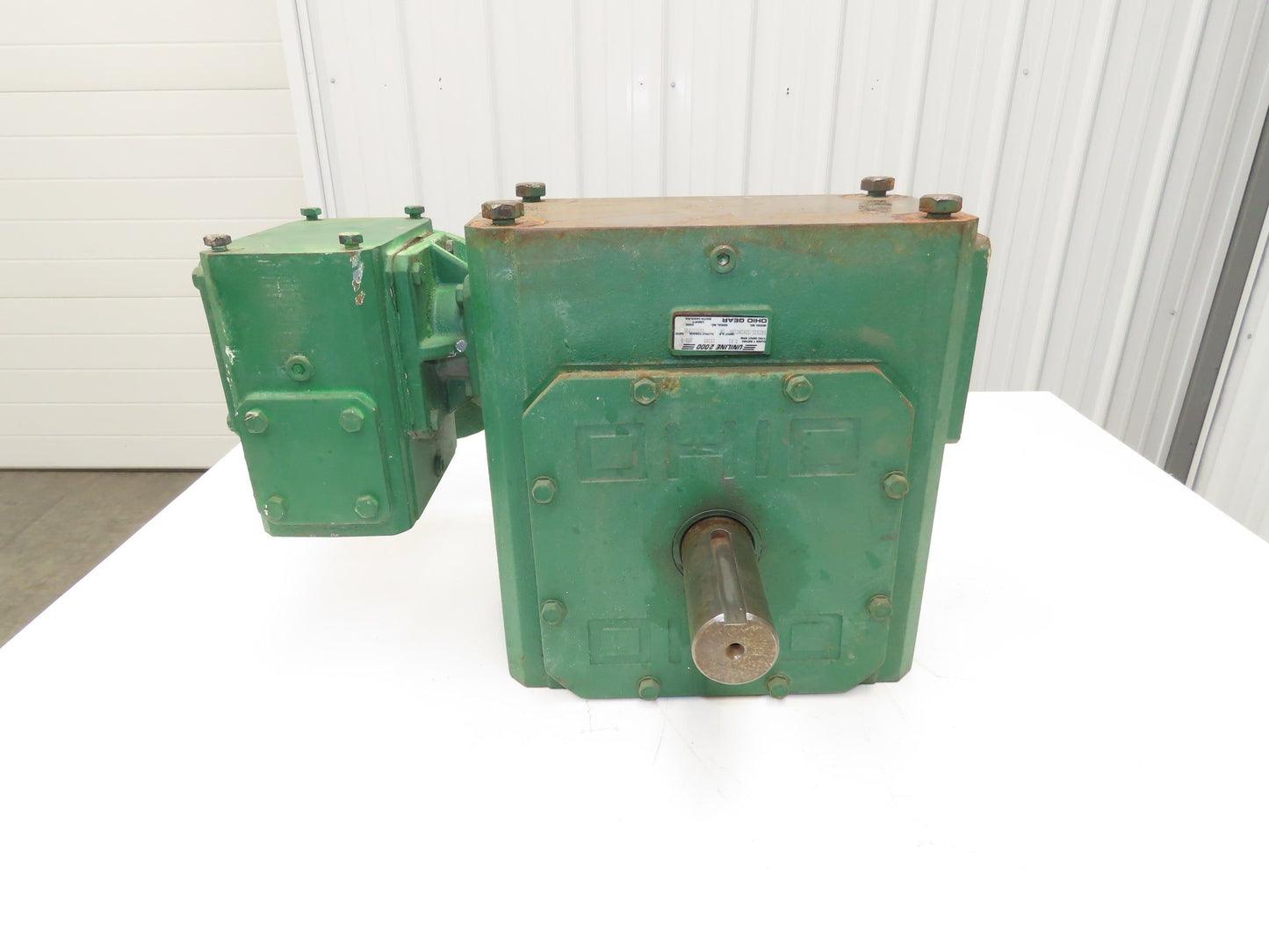 Ohio Gear DB2525/2262MC180 Double Reduction Worm Gearbox 200:1 3Hp 8.75rpm 184TC
