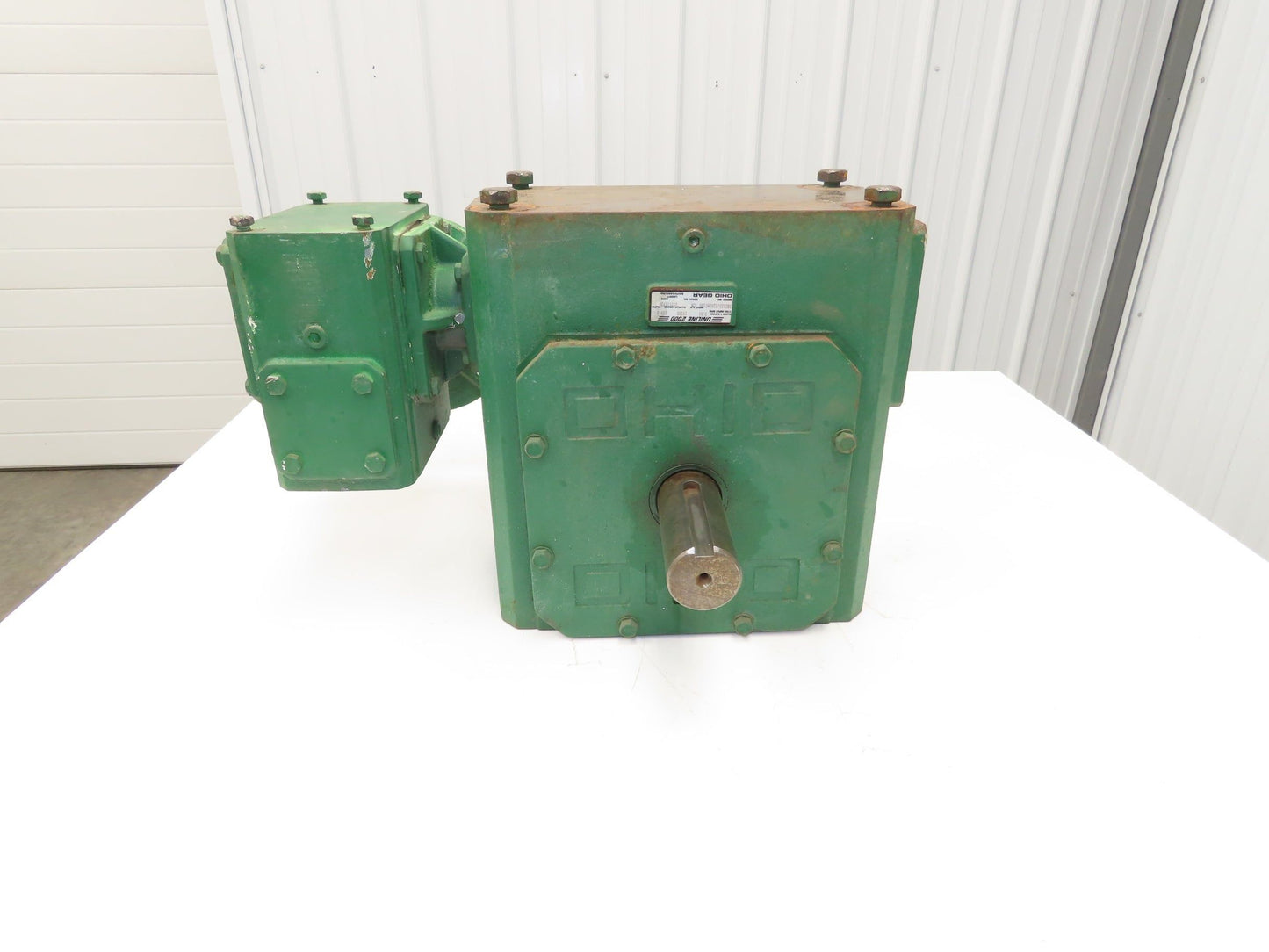 Ohio Gear DB2525/2262MC180 Double Reduction Worm Gearbox 200:1 3Hp 8.75rpm 184TC