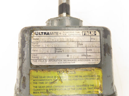 Falk UltraMite 04UCFN2A12.A1C Inline Helical Reducer 12.3:1 Gearbox 142rpm 3.2Hp
