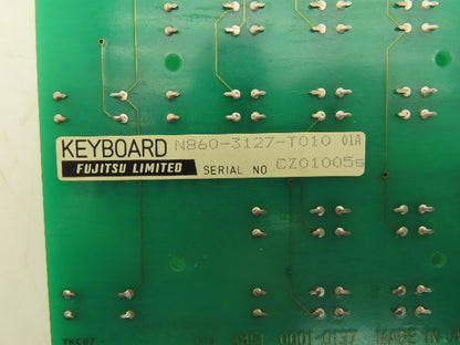 Fanuc Fujitsu A86L-0001-0137 Printed Circuit Board PCB Keyboard For HMI