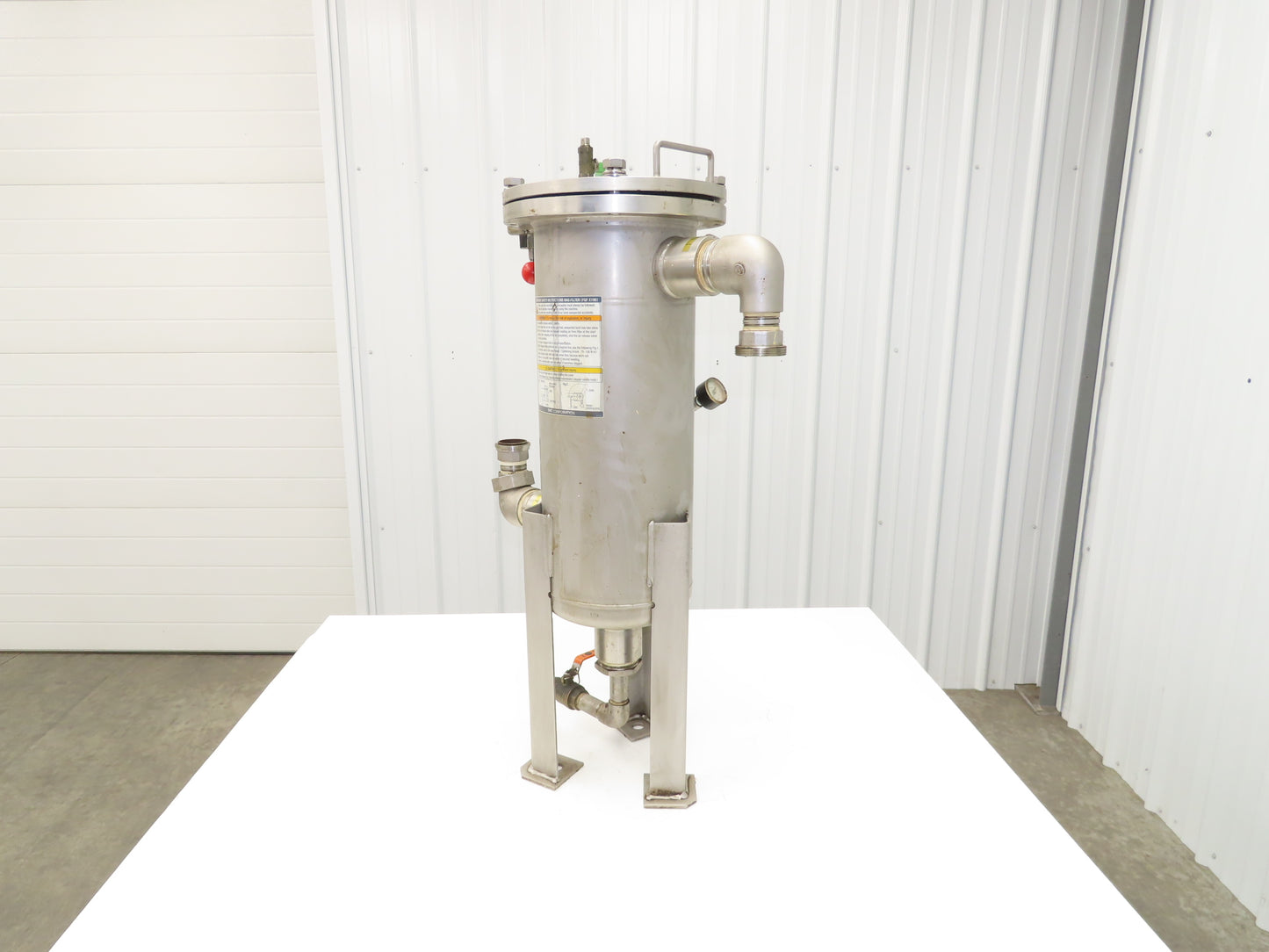 SMC FGFS1A-20-E010X190 Hydraulic Bag Filter Stainless Basket Strainer 190x440L