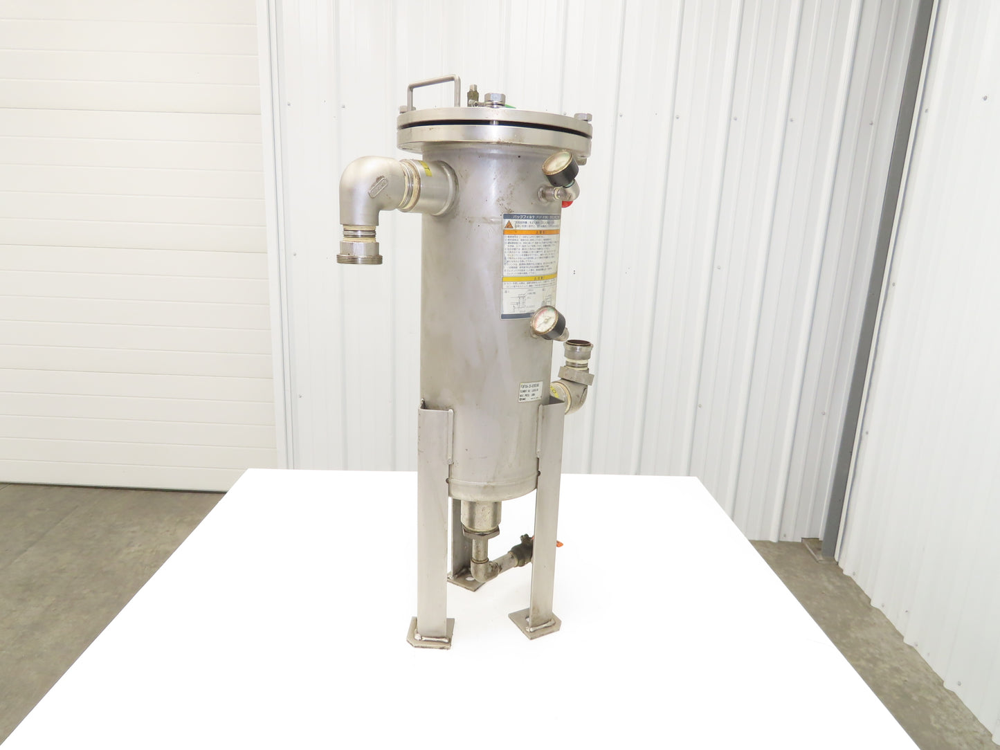 SMC FGFS1A-20-E010X190 Hydraulic Bag Filter Stainless Basket Strainer 190x440L