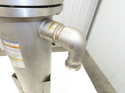 SMC FGFS1A-20-E010X190 Hydraulic Bag Filter Stainless Basket Strainer 190x440L