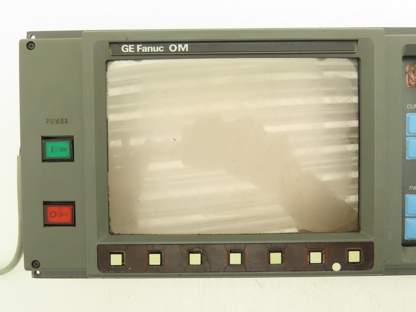 Fanuc A20B-1001-D72 HMI Control Panel Push Button GE OM Cover