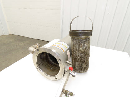 SMC FGFS1A-20-E010X190 Hydraulic Bag Filter Stainless Basket Strainer 190x440L