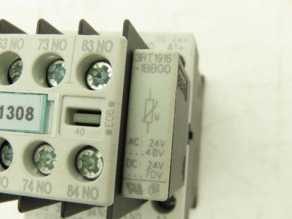 Siemens Motor Starter Contactor 24V Coil 1.5Hp 600V Lot of 2