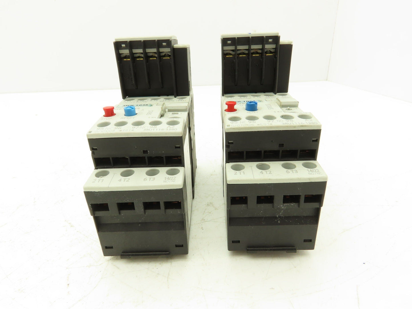 Siemens 3RU1116-1BB0 Motor Starter Contactor Relay 24V Coil 5Hp 600V Lot of 2
