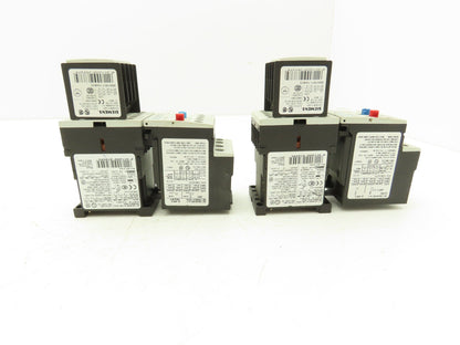 Siemens 3RU1116-1BB0 Motor Starter Contactor Relay 24V Coil 5Hp 600V Lot of 2