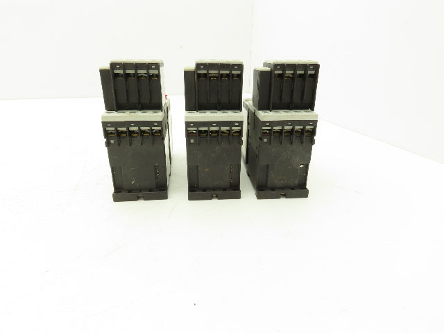 Siemens 3RU1116-1AB0 Motor Starter Contactor Relay 24V Coil 5Hp 600V Lot of 3