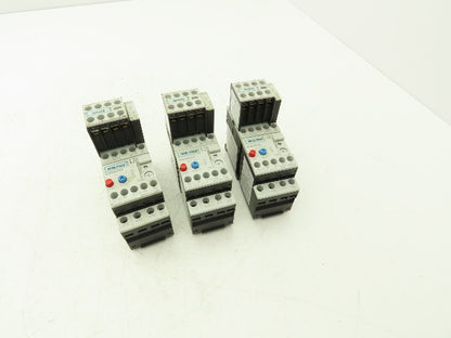 Siemens 3RU1116-1AB0 Motor Starter Contactor Relay 24V Coil 5Hp 600V Lot of 3
