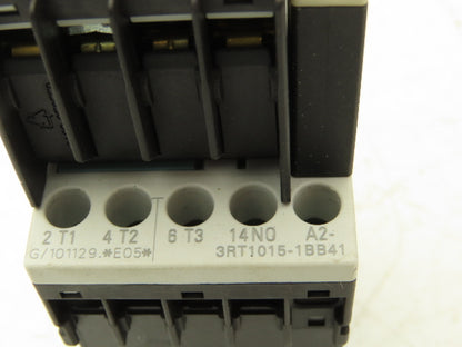 Siemens 3RT1015-1BB41 Motor Starter Contactor 24V Coil 5Hp 600V Lot of 3