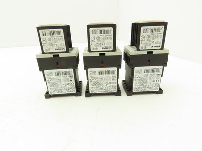 Siemens 3RT1015-1BB41 Motor Starter Contactor 24V Coil 5Hp 600V Lot of 3