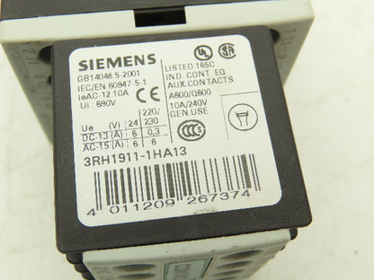 Siemens Motor Starter Contactor 24V Coil 5Hp 600V Lot of 2