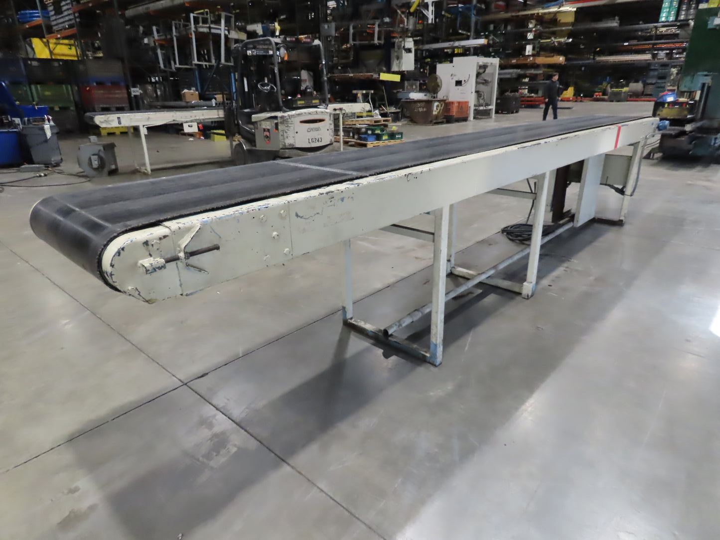 Sparks Dura-Drive 28"x 18' 4" Conveyor 23"Belt 1Hp 460V Variable Speed