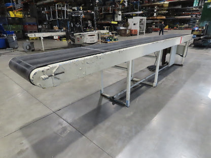 Sparks Dura-Drive 28"x 18' 4" Conveyor 23"Belt 1Hp 460V Variable Speed