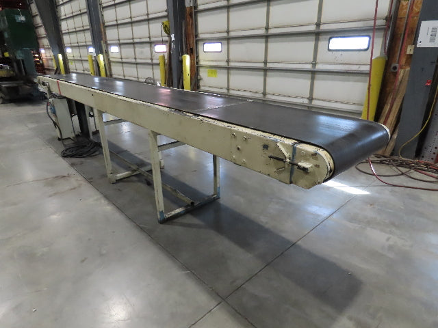 Sparks Dura-Drive 28"x 18' 4" Conveyor 23"Belt 1Hp 460V Variable Speed
