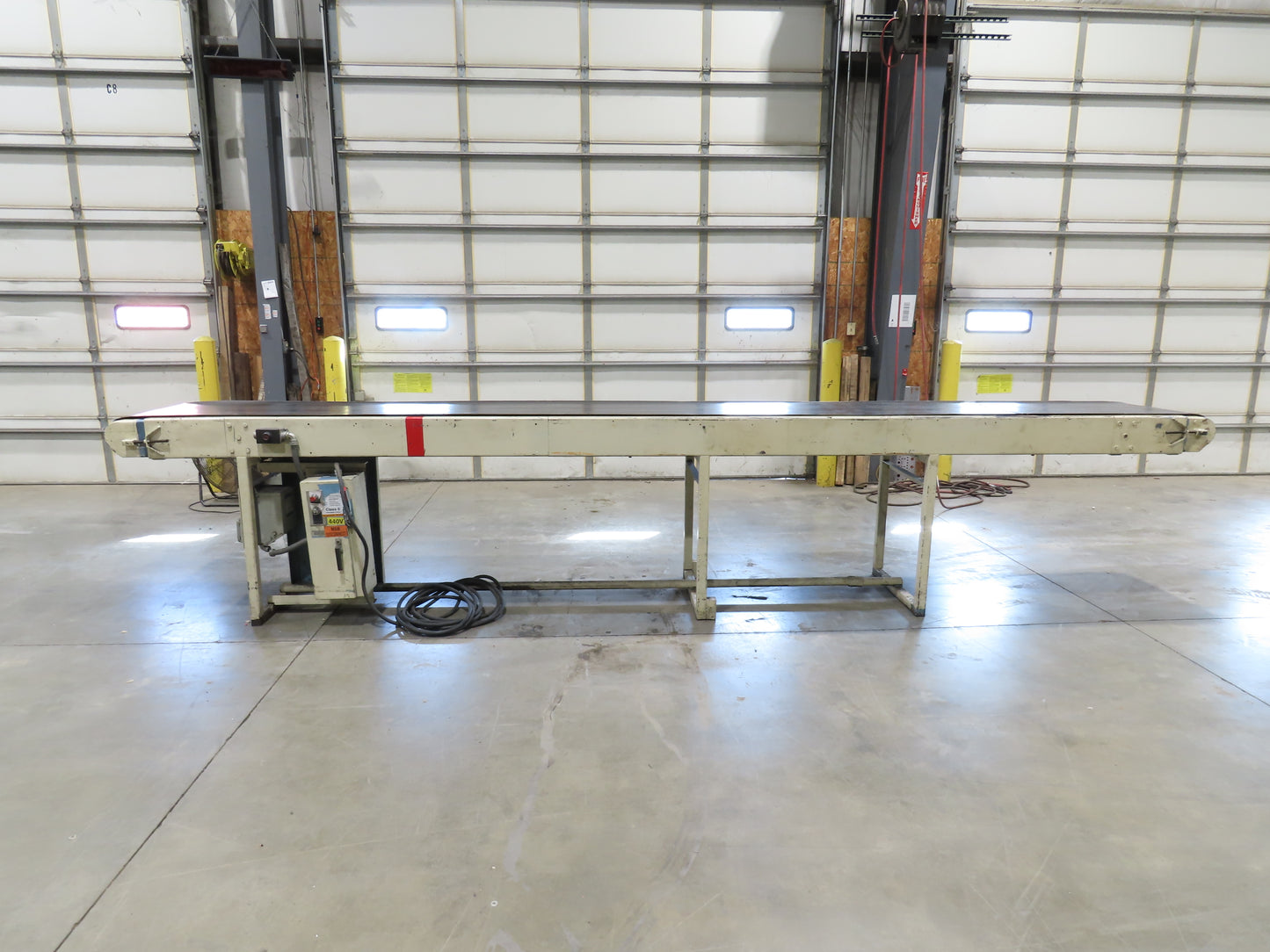 Sparks Dura-Drive 28"x 18' 4" Conveyor 23"Belt 1Hp 460V Variable Speed